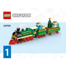 LEGO Winter Holiday Train Set 40700 Instructions