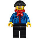 LEGO Winter Holiday Zug Station Bus Driver Minifigur
