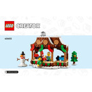 LEGO Winter Market Stall 40602 Anweisungen