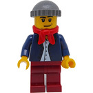 LEGO Winter Village Musician con Sciarpa Minifigure