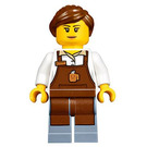 LEGO Winter Village Station Weiblich Barista Minifigur