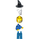 LEGO Wizard with Plain Blue Torso Minifigure