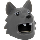 LEGO Wolf Costume Head Cover with White Teeth