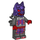 LEGO Wolf Mask Warrior with Dark Purple Mask and Neck Bracket Minifigure