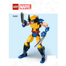 LEGO Wolverine Konstruktion Figure 76257 Instructions
