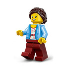 LEGO Woman - Bright Light Blauw Cardigan minifiguur
