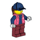 LEGO Woman - Coral Jacket Minifigure