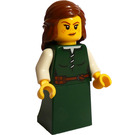 LEGO Woman - Dark Green Dress Minifigure