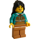 LEGO Woman - Dark Turquoise Cheongsam Bolero Shrug Minifigure