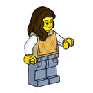 LEGO Woman in Argyle Sweater Minifigure