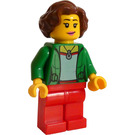 LEGO Woman in Green Jacket Minifigure