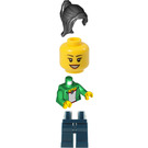LEGO Woman dans Green Jacket Figurine