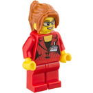 LEGO Woman in Red Suit Minifigure