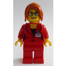 LEGO Woman im rot Suit Minifigur