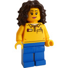 LEGO Femme dans Jaune Chemise Minifigurine