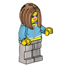 LEGO Woman - Medium Azure oben Minifigur