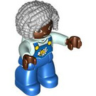 LEGO Woman with Bee on Dungarees Duplo Figure