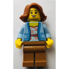 LEGO Woman avec Bleu Jacket Figurine