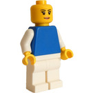 LEGO Mujer con Azul Camisa Minifigura