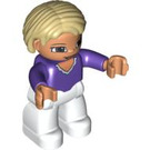 LEGO Woman avec Bobbed Cheveux Duplo Figure