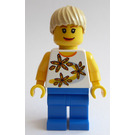 LEGO Woman with Flower Shirt Minifigure