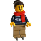 LEGO Woman with Holiday Sweater Minifigure