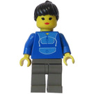 LEGO Woman with Jogging Suit and Black Ponytail Minifigure