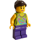 LEGO Woman with Lime Top Minifigure