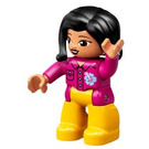 LEGO Woman with Magenta Shirt Duplo Figure