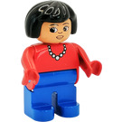 LEGO Žena s Náhrdelník Figurka Duplo