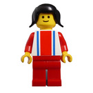 LEGO Woman with Red and Blue Top Minifigure
