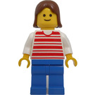 LEGO Woman with Red Lines Top Minifigure