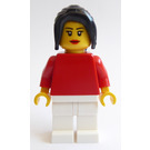 LEGO Woman with Red Shirt Minifigure