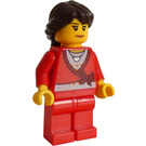 LEGO Woman with Red Sweater Minifigure