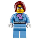 LEGO Woman mit Schal Minifigur