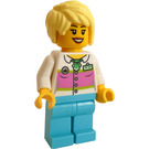 LEGO Femme avec Blanc Chemise et Rose Bande Minifigurine