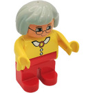 LEGO Woman met Geel Blouse Duplo Figuur