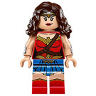 LEGO Wonder Vrouw met Blauw Rok en Printed Armen Minifiguur