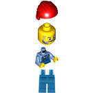 LEGO Worker dans Overalls Figurine