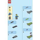 LEGO Worker with Lawnmower Set 952303 Instructions