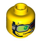 LEGO World Racers Head (Safety Stud) (3626 / 90207)