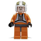 LEGO Y-Vinge Pilot med orange Jumpsuit Minifigur