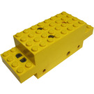 LEGO Keltainen 4.5 Volt Juna Motor 12 x 4 x 3 1/3 kolmella reiällä molemmin puolin