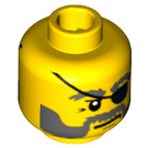 LEGO Yellow Ace Speedman Diver Head (Recessed Solid Stud) (88932 / 95506)