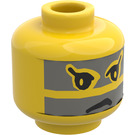 LEGO Jaune Achu Tête (Clou de sécurité) (3626)