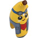 LEGO Amarillo Adventure Peely Plátano Disfraz Cabeza