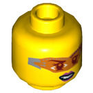 LEGO Gelb Agent caila Phoenix Minifigure Kopf (Einbau-Vollbolzen) (3626 / 20355)