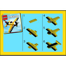 LEGO Geel Airplane 7808 Instructions