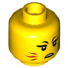 LEGO Yellow Akita Minifigure Head (Recessed Solid Stud) (3626 / 58023)