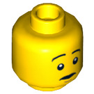LEGO Yellow Alien Defense Unit Soldier 2 Head (Safety Stud) (3626)
